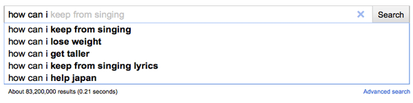 Google Autocomplete