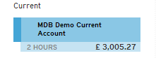 Money Dashboard - Time Display