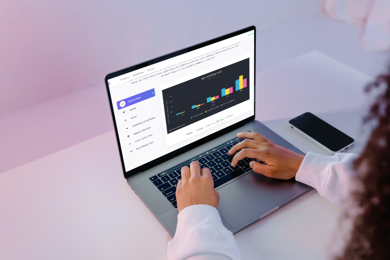 FusionCharts flow chart in JavaScript