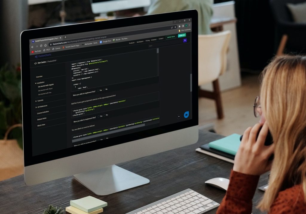 How To Visualize My Angular Graph In A Data Grid