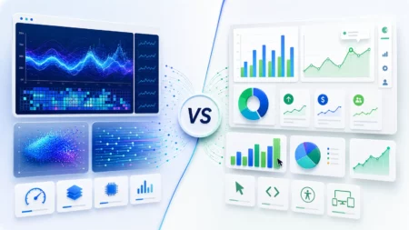Canvas vs SVG charts comparison showing performance-focused and interactive JavaScript dashboard visualizations.