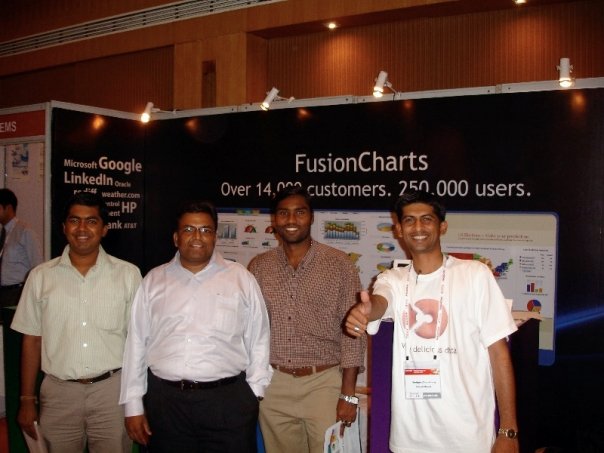Happy customers at the NASSCOM Product Conclave 2009