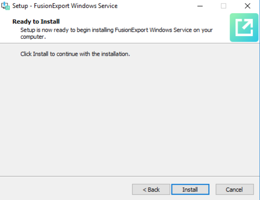 Cusom Click Next for Windows Service 2