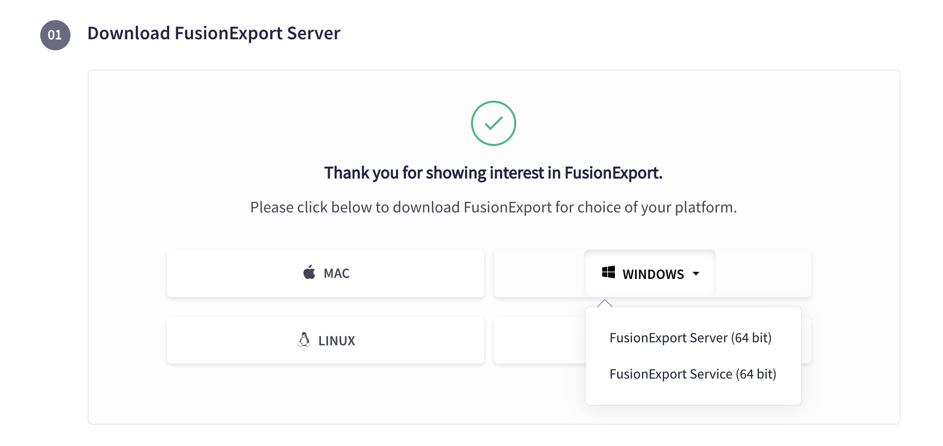 Download FusionExport Server