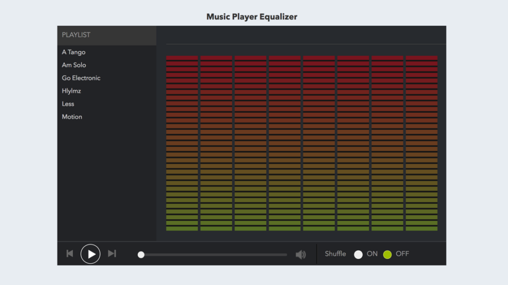Music Player with Graphic Equalizer preview